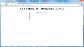 CSS Tutorial 15 - Styling Divs (Part 2) (Margins and Padding)