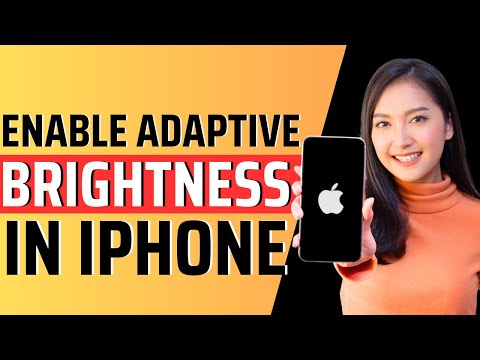 How to enable adaptive brightness in iphone - Full Guide 2024