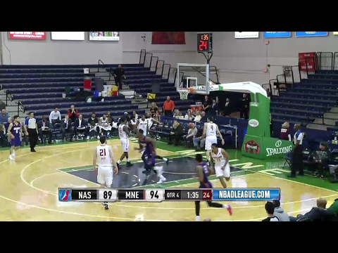 Derek Cooke Jr. posts 11 points & 15 rebounds vs. the Red Claws