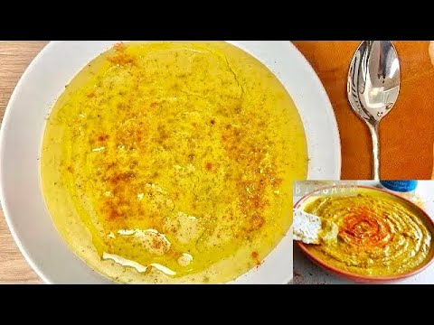 Nutritious & Easy Split Pea dip Recipe | Bissara