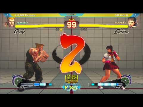 VxG2013: EMP Dieminion vs AGE Chris G - Winners Semis - SSF4: AE Ver. 2012