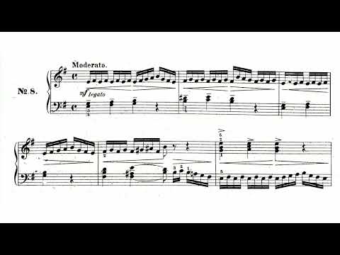 Alexander Goedicke: 20 Little Piano Pieces for Beginners, op. 6, no. 8 (with score)