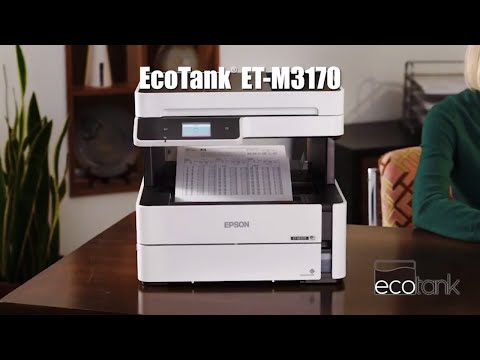 Spausdintuvas Epson | daugiafunkcis įrenginys | EcoTank M3170 | Inkjet | Mono | All-in-one | A4 | Wi-Fi | Pilkas video