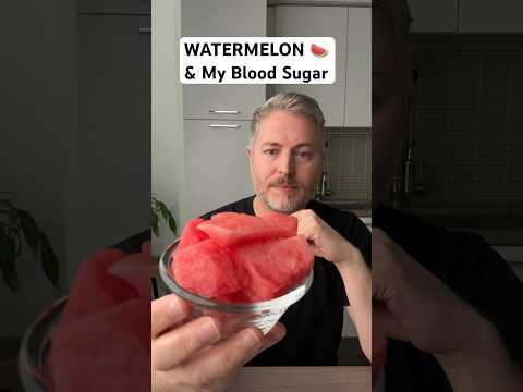 Watermelon and my blood sugar. #glucose #bloodsugar #insulinresistant1 #watermelon
