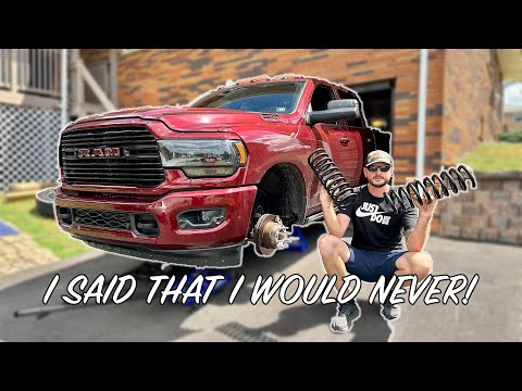 Thuren Fab Leveling Kit on my 21 Ram 2500 Cummins