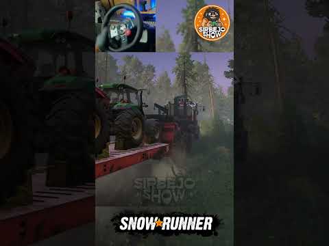 Towing Double Tractor vs Steep Hill #snowrunner #snowrunnerindonesia #shorts #logitechg29 #gameplay