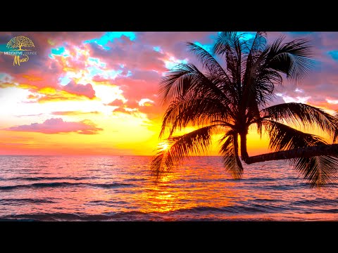 Musik zum entspannen - Strand Wellen Abendstimmung | Meeresrauschen Entspannungsmusik