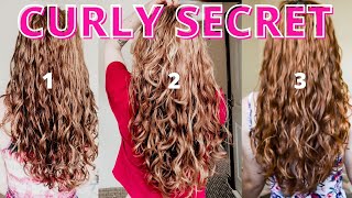 Curly Secret Hair Products on Wavy Hair // 3 stylers, 3 washdays, day 2 hair & DAY 3 HAIR in 1 vid!!