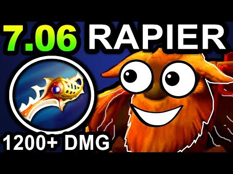 RAPIER EARTHSHAKER DOTA 2 PATCH 7.06 NEW META PRO GAMEPLAY