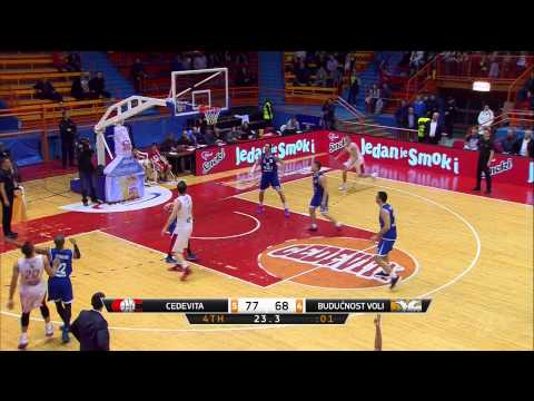 Nice move by Nemanja the shot faker Gordić (Cedevita - Budućnost VOLI, 15.3.2015)