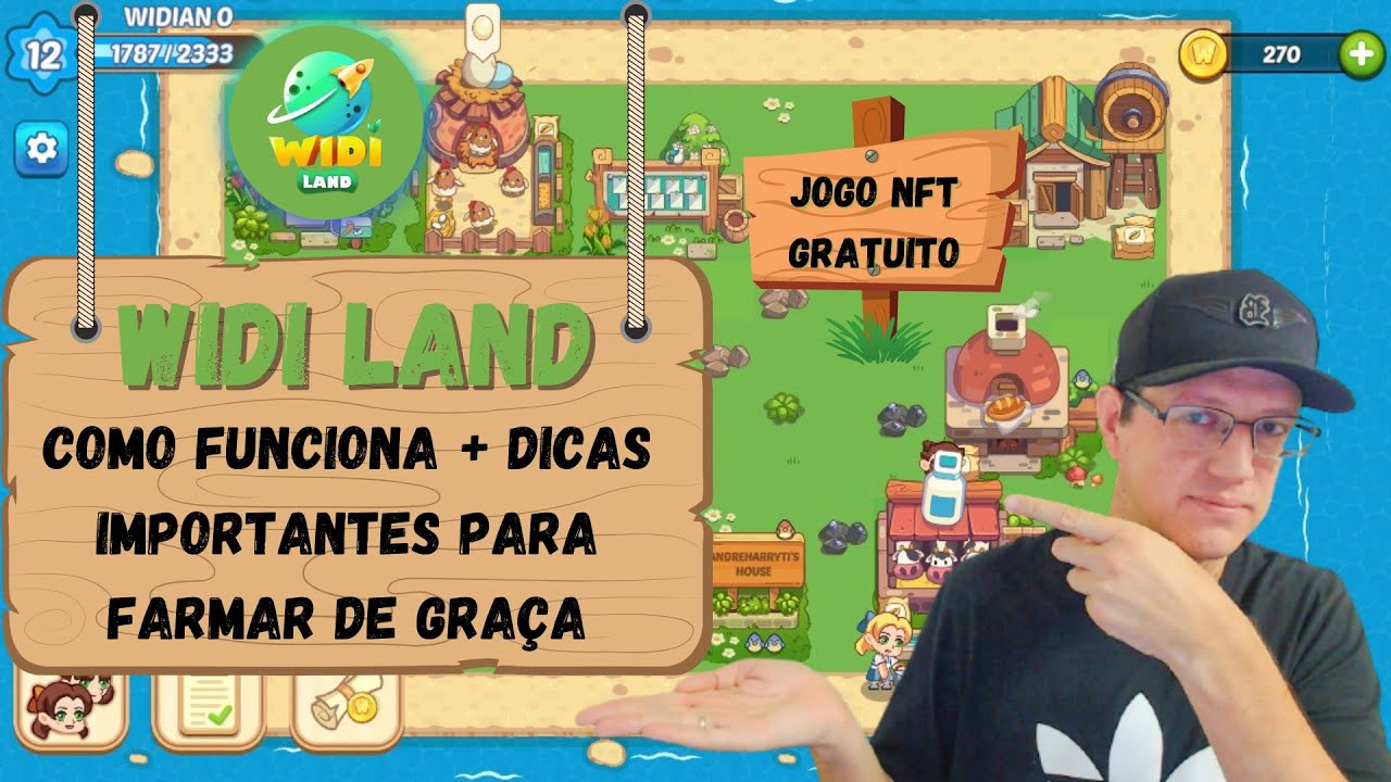 Jogo NFT Gratuito Widi Land! Dicas importantes pra você farmar de graça + Como funciona o game!