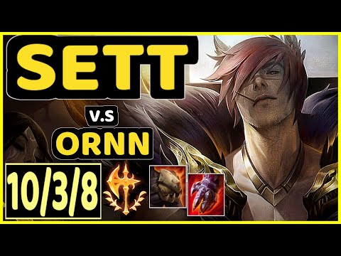 YANG (SETT) vs ORNN - 10/3/8 KDA TOP GAMEPLAY - BR Ranked DIAMOND