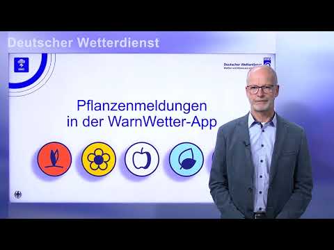 Phänologische Pflanzenmeldungen in der DWD WarnwetterApp