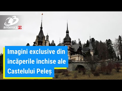 Imagini exclusive din încăperile închise ale Castelului Peleș. Comori inestimabile, turnuri crăpate
