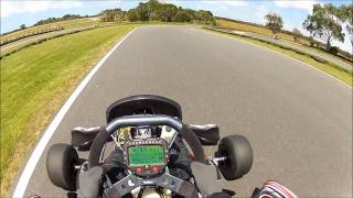 preview picture of video 'Stony Creek Go Karts GoPro HD HERO 2 - 720p - 26-Jan-12 Arrow YAMAHA 100S'
