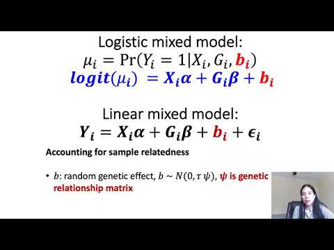 Running GWAS with generalized mixed models