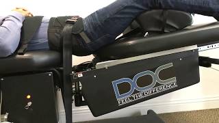 Disc Decompression Traction on DOC Table at Straight Up Spine and Posture in Gurnee IL