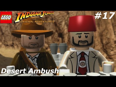 Lego Indiana Jones 100% Walkthrough Part 17 No Commentary Desert Ambush