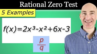 Rational Root Theorem (Rational Zero Test to Find Zeros)