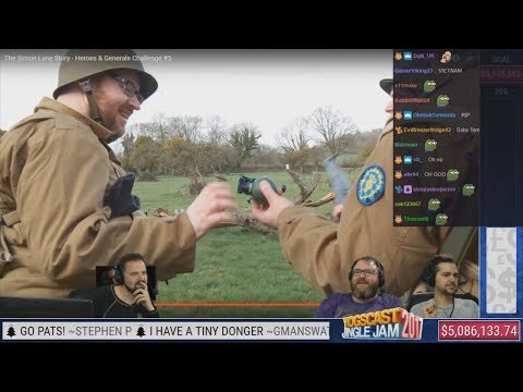Simon, Lewis and Turps Reacts to Simon's War Stories and Grenade Flashback with Twitch Chat