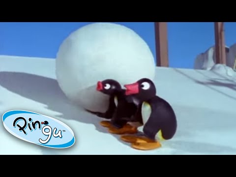 Pingu and the Giant Snowball! | Pingu Official | Cartoons for Kids - Kids (0-4), Kingdom Kids Zone - Pingu - Official Channel