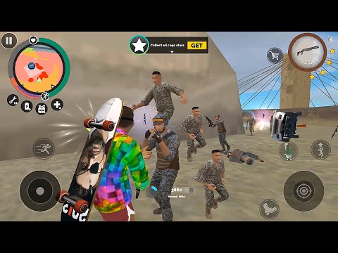 Vegas Crime Simulator #20 Rainbow Shirt - Crazy Outfit