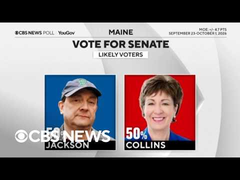 Susan Collins and Troy Jackson tied in new poll as Jeffries praises Democrats' midterm prospects