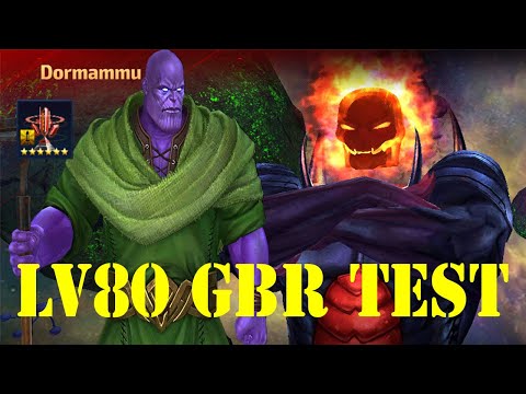 Thanos lv80 vs Dormammu | Thanos lv80 gbr test with obelisk | Marvel Future Fight