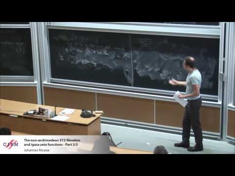 Johannes Nicaise: The non-archimedean SYZ fibration and Igusa zeta functions - part 3/3