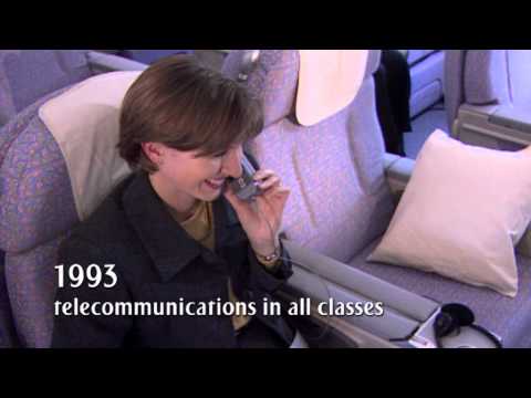 First to install telecommunications in all classes | Milestone series - 1993 | Emirates Airline