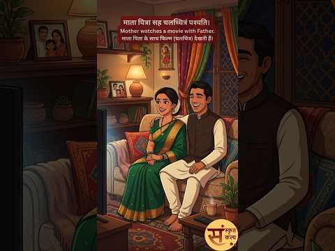 दम्पत्योः मनोरंजनम् | The couple's entertainment | दंपति (पति-पत्नी) का मनोरंजन। #sanskritkalp