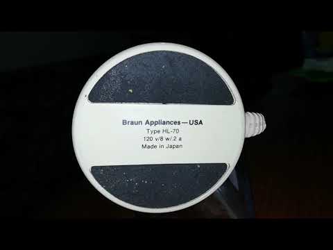 Ventilador de Escritorio Braun HL-70