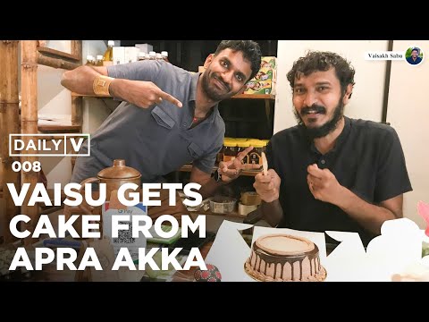 Vaisu gets chocolate cake from Apra akka 😍| Daily V Ep 008
