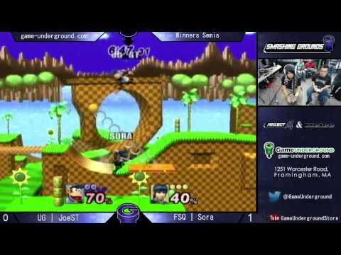 SG at GU 4.8 Winner's Finals: UG JoeST (Diddy, Mewtwo) vs FSQ Sora (Marth)