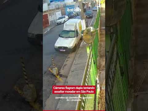 CÂMERAS FLAGRAM TENTATIVA DE ASSALTO NA ZONA NORTE DE SÃO PAULO