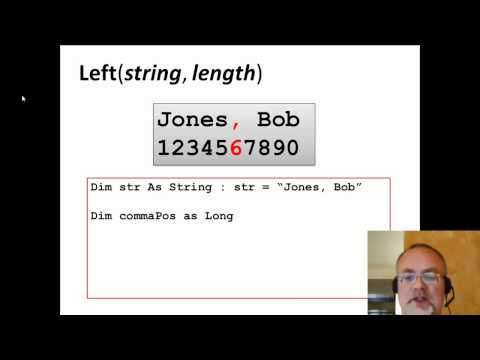 Using Left and Instr VBA Functions