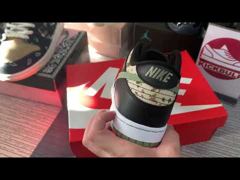 NIKE DUNK LOW SE 'BLACK MULTI-CAMO' DH0957-001