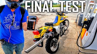 We Broke the DR650 Performance Build?! + MPG Results!