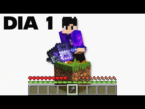 EU SOBREVIVI 100 DIAS EM APENAS UM BLOCO NO HARDCORE - O FILME