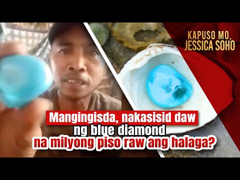 Mangingisda, nakasisid daw ng blue diamond na milyong piso raw ang halaga? | Kapuso Mo, Jessica Soho
