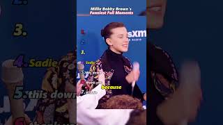 Funny Milly bobby brown moments 😂#strangerthings #strangerthings5 #st5 #elevenhopper #funny #shorts