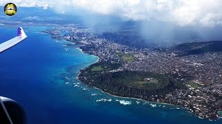 SENSATIONAL Hawaiian A330-200 Honolulu SCENIC Takeoff: Waikiki Beach & MUCH MORE! [AirClips]