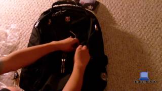 preview picture of video '[Unboxing&Tour&Review] SwissGear Travel Gear ScanSmart Backpack 1900(Black) 2013'