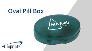 Oval Pill Box by 4imprint