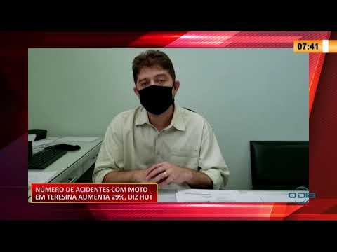Numero de acidente com moto em Teresina aumenta 29%, diz diretor do HUT 09 09 20