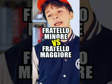 Fratello maggiore vs Fratello minore 😬