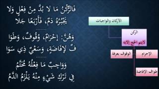 صورة النظم الجلي في الفقه الحنبلي110- شرح/ عامر بهجت(أركان الحج، والفرق بينها وبين الواجبات)