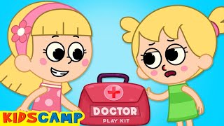 Doctor Song | Baby Eva Is Sick | KidsCamp Nursery Rhymes