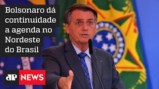 Bolsonaro faz críticas ao PT durante viagem pelo Nordeste