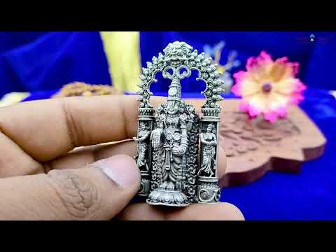Tirupati Balaji Idol (Statue) in Pure Silver video